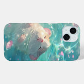 Coques Case-Mate iPhone Hamster mignon dans l'eau (Verso (horizontal))