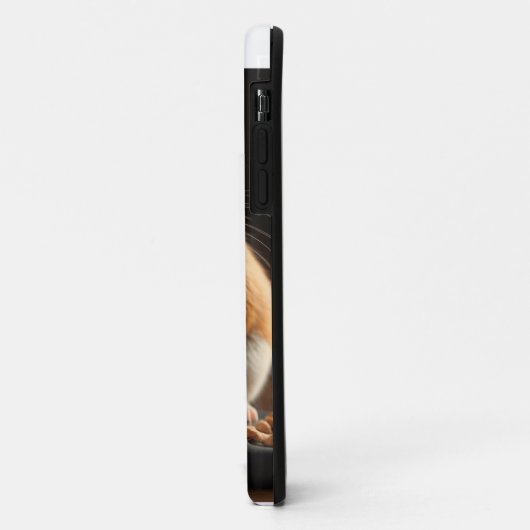 Coques Case-Mate iPhone Hamster parlant sur téléphone portable (Dos/Gauche)