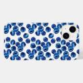 Coques Case-Mate iPhone Hand Drawn Blue Berry Fruit Case (Verso (horizontal))