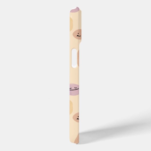 Coques Case-Mate iPhone Hand-drawn Facial Expressions Seamless Pattern (Verso / Droite)