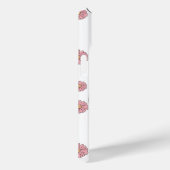 Coques Case-Mate iPhone Hand-drawn Pink Girly Elements Seamless Pattern (Verso / Droite)