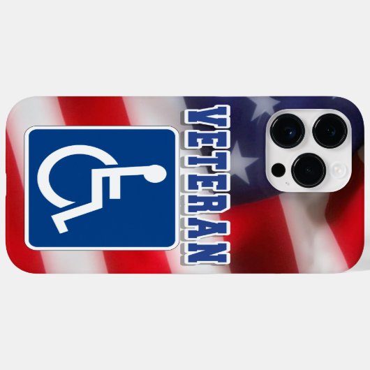 Coques Case-Mate iPhone Handicap Handicap Vétérinaire États-Unis (Verso (horizontal))