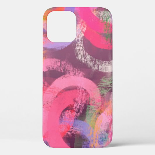 Coques Case-Mate iPhone Handmade surreal abstract pattern. Modern artistic (Verso)