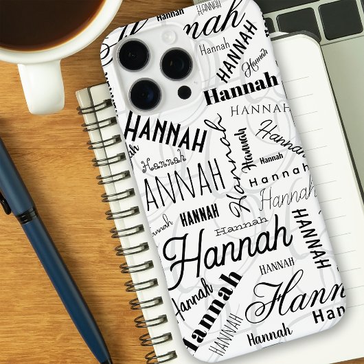 Coques Case-Mate iPhone Hannah Black White Coque-coque iphone Mate