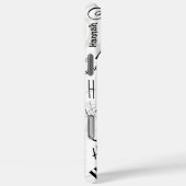 Coques Case-Mate iPhone Hannah Black White Coque-coque iphone Mate (Verso / Droite)