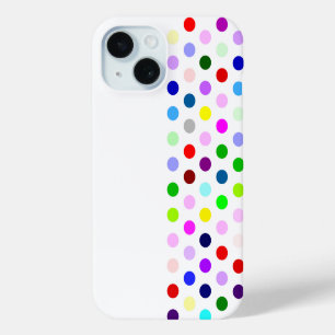Coque Pour iPhone 15 Happy As Can Be 2 - Colorful Happy Pois -