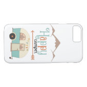 Coques Case-Mate iPhone Happy Camper Cute Retro RV (Dos (Horizontal))