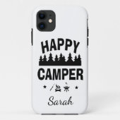 Coques Case-Mate iPhone Happy Camper Fun Camping Citation (Dos)