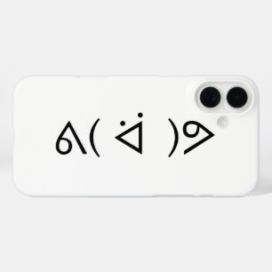 Coques iPhone 16 Plus Happy Gary ᕕ( ᐛ )Meme Emoticon Text Art