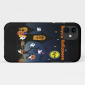 Coques Case-Mate iPhone Happy Halloween Haunted House (Dos (Horizontal))