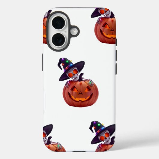 Coques Case-Mate iPhone Happy Halloween - Magie d'Halloween Citrouille (Verso)