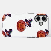 Coques Case-Mate iPhone Happy Halloween - Magie d'Halloween Citrouille (Verso (horizontal))