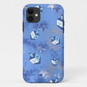 Etui iPhone Case-Mate Happy Hanoukka Falling Stars and Dreidels