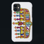 Coque iPhone 11 Happy Hanukkah Dreidels Menorah<br><div class="desc">You are viewing The Lee Hiller Design Collection. Appareil,  Venin & Collectibles Lee Hiller Photofy or Digital Art Collection. You can view her her Nature photographiy at at http://HikeOurPlanet.com/ and follow her hiking blog within Hot Springs National Park.</div>