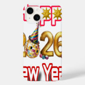 Coques Case-Mate iPhone Happy New year  (Verso)