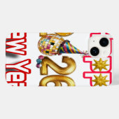 Coques Case-Mate iPhone Happy New year  (Verso (horizontal))