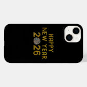Coques Case-Mate iPhone Happy New Year 2026 (Verso (horizontal))