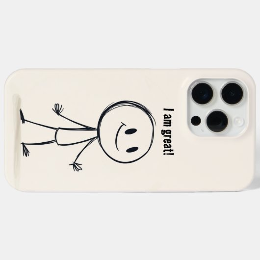 Coques Case-Mate iPhone Happy Phone Case-Positive Vibes Design (Verso (horizontal))