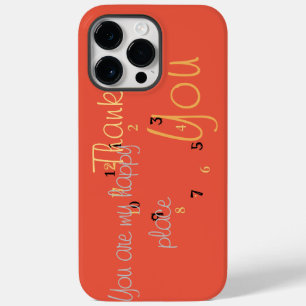 Coque Pour Pour iPhone 14 Pro Max Happy Place Love et Merci avec Gratitude