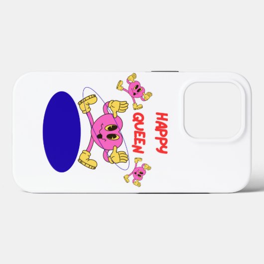 Coques Case-Mate iPhone Happy Queen Phone Case (Verso (horizontal))