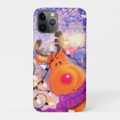 Coques Case-Mate iPhone Happy Reindeer - Joyeux Noël (Dos)