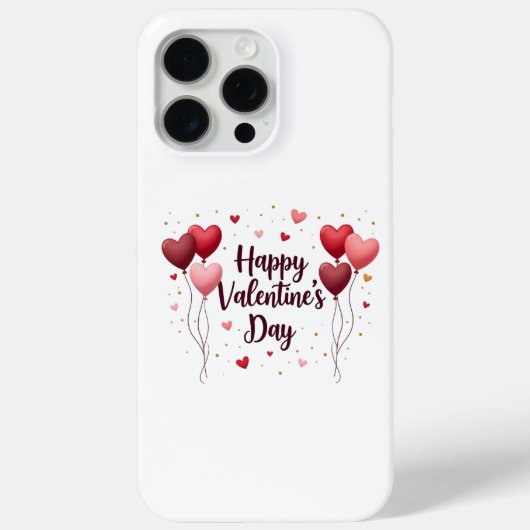 Coques Case-Mate iPhone Happy Valentine’s Day Romantic Phone Case (Verso)