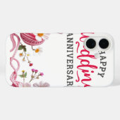 Coques Case-Mate iPhone Happy wedding anniversary  (Verso (horizontal))