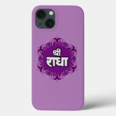 Coques Case-Mate iPhone Hare Krishna art - Sri Radhe belle mandala Cas (Verso)