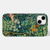 Coques Case-Mate iPhone Hares d'ANIMAUX FORESTIERS, Oiseau de faisan Vert (Verso (horizontal))