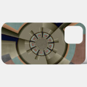 Coques Case-Mate iPhone Harmonie de couleurs abstraites modernes Art graph (Verso (horizontal))