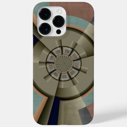Coques Case-Mate iPhone Harmonie de couleurs abstraites modernes Art graph (Verso)