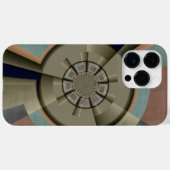 Coques Case-Mate iPhone Harmonie de couleurs abstraites modernes Art graph (Verso (horizontal))