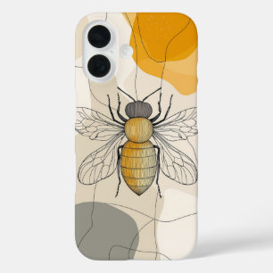 Coques iPhone 16 Harmonie des abeilles de miel d'or