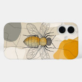 Coques Case-Mate iPhone Harmonie des abeilles de miel d'or (Verso (horizontal))