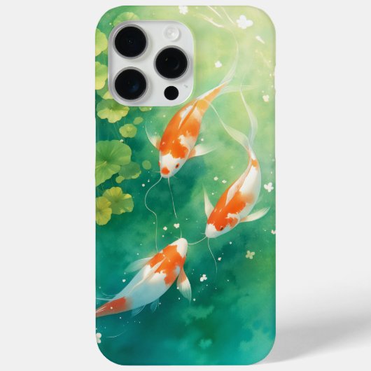 Coques Case-Mate iPhone Harmonie des carpes koï dans l'étang (Verso)
