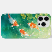 Coques Case-Mate iPhone Harmonie des carpes koï dans l'étang (Verso (horizontal))