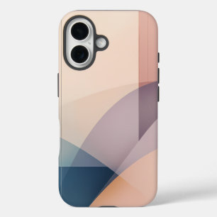 Coques iPhone 16 Harmonie Ethereal Art Abstrait Moderne Pastel Colo