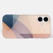 Coques Case-Mate iPhone Harmonie Ethereal Art Abstrait Moderne Pastel Colo (Verso (horizontal))