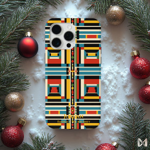 Coque iPhone 15 Pro Max Harmonie géométrique Ndebele – Culture artistique