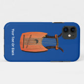 Coques Case-Mate iPhone Harpe du roi David (Dos (Horizontal))