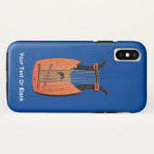 Coques Case-Mate iPhone Harpe du roi David (Dos (Horizontal))