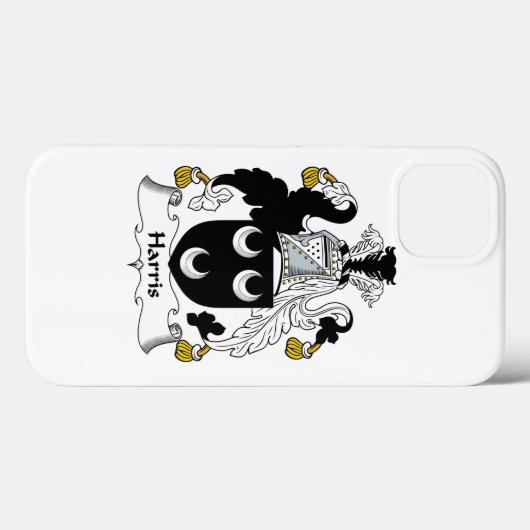 Coques Case-Mate iPhone Harris Family Crest (Verso (horizontal))