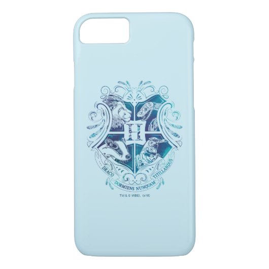 Coques Case-Mate iPhone Harry Potter | Aguamenti HOGWARTS™ Crest (Dos)