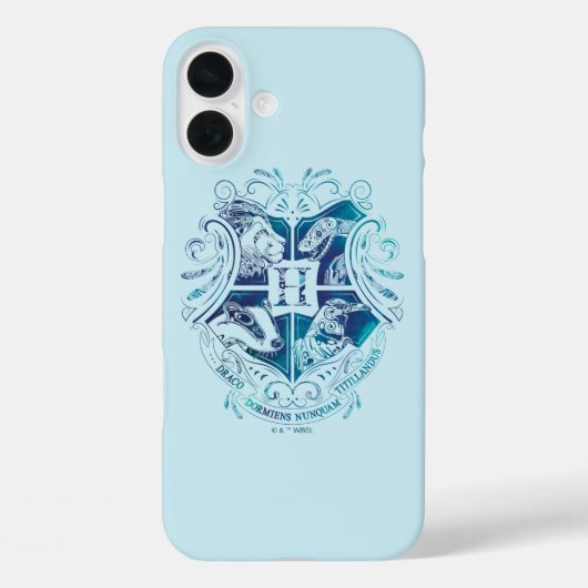 Coques Case-Mate iPhone Harry Potter | Aguamenti HOGWARTS™ Crest (Verso)