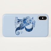 Coques Case-Mate iPhone Harry Potter | Aguamenti RAVENCLAW™ Graphique (Dos (Horizontal))