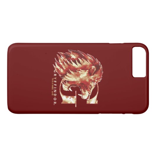 Coques Case-Mate iPhone Harry Potter | Aquarelle Lion GRYFFINDOR™ (Dos (Horizontal))