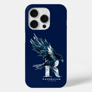 Coque iPhone 15 Pro Harry Potter | Aquarelle RAVENCLAW™ Raven