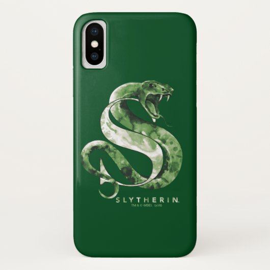 Coques Case-Mate iPhone Harry Potter | Aquarelle SLYTHERIN™ (Dos)