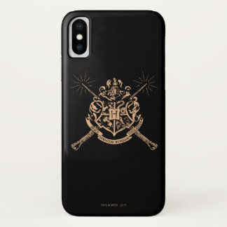 Etui iPhone Case-Mate Harry Potter | Armoiries de Hogwarts avec Baguette