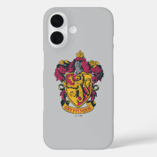 Coques iPhone 16 Harry Potter   Blason de Gryffondor Or et Rouge